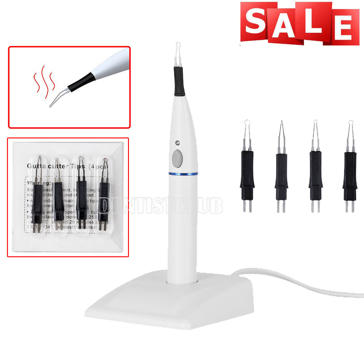 Dental Endodontic Gutta Percha Tooth Gum Cutter A-BLADE Ⅱ /Heated Tips 100-240V