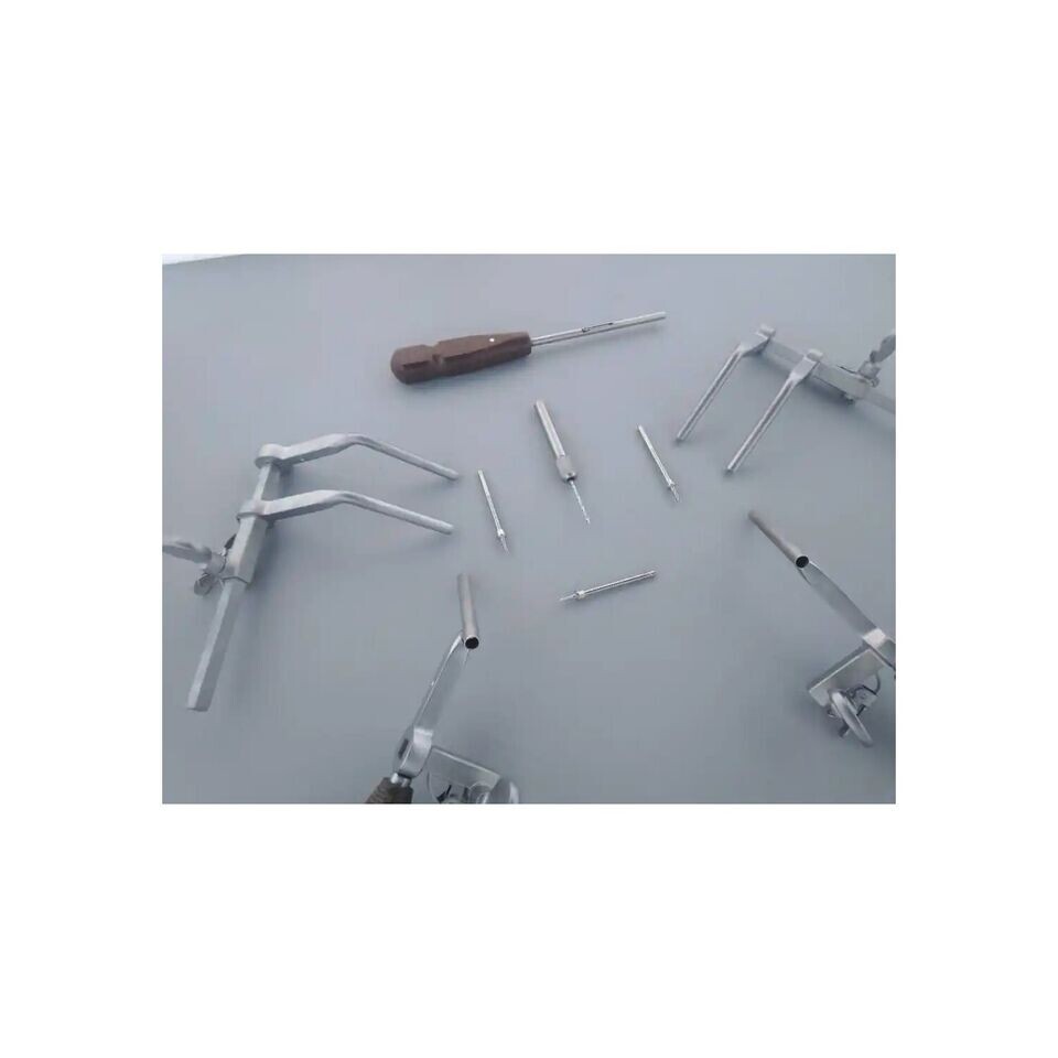 Caspar Cervical Distractor Set Right & Left With Screw Driver Spine Instrument