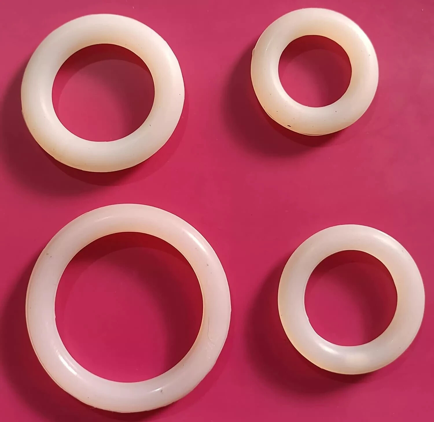 Silicon Vaginal Ring Pessary Set of 4 50mm, 55mm, 60mm, 65mm