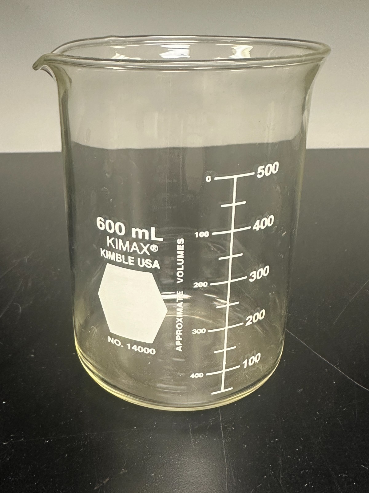 Kimax Kimble USA 600mL Beakers 1400 with Spout (Lot of 1) – NEW