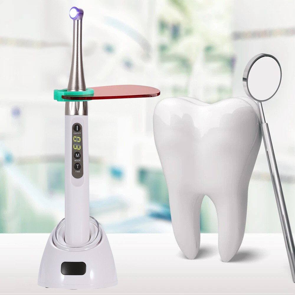 1-5 Dental Woodpecker Style iLED Wireless Curing Light Lamp 1 Sec Cure White sa