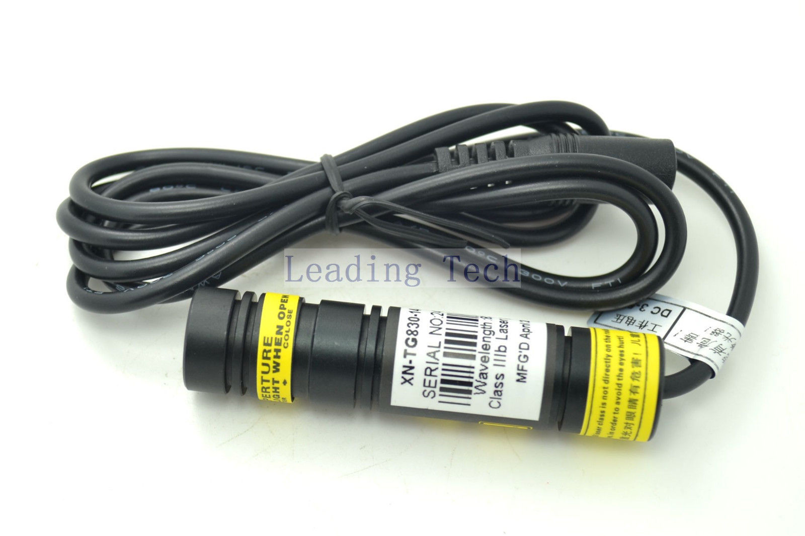 830nm 5V DC Focusable IR Infrared Diode Laser Dot Module 16x68mm 200mWNew