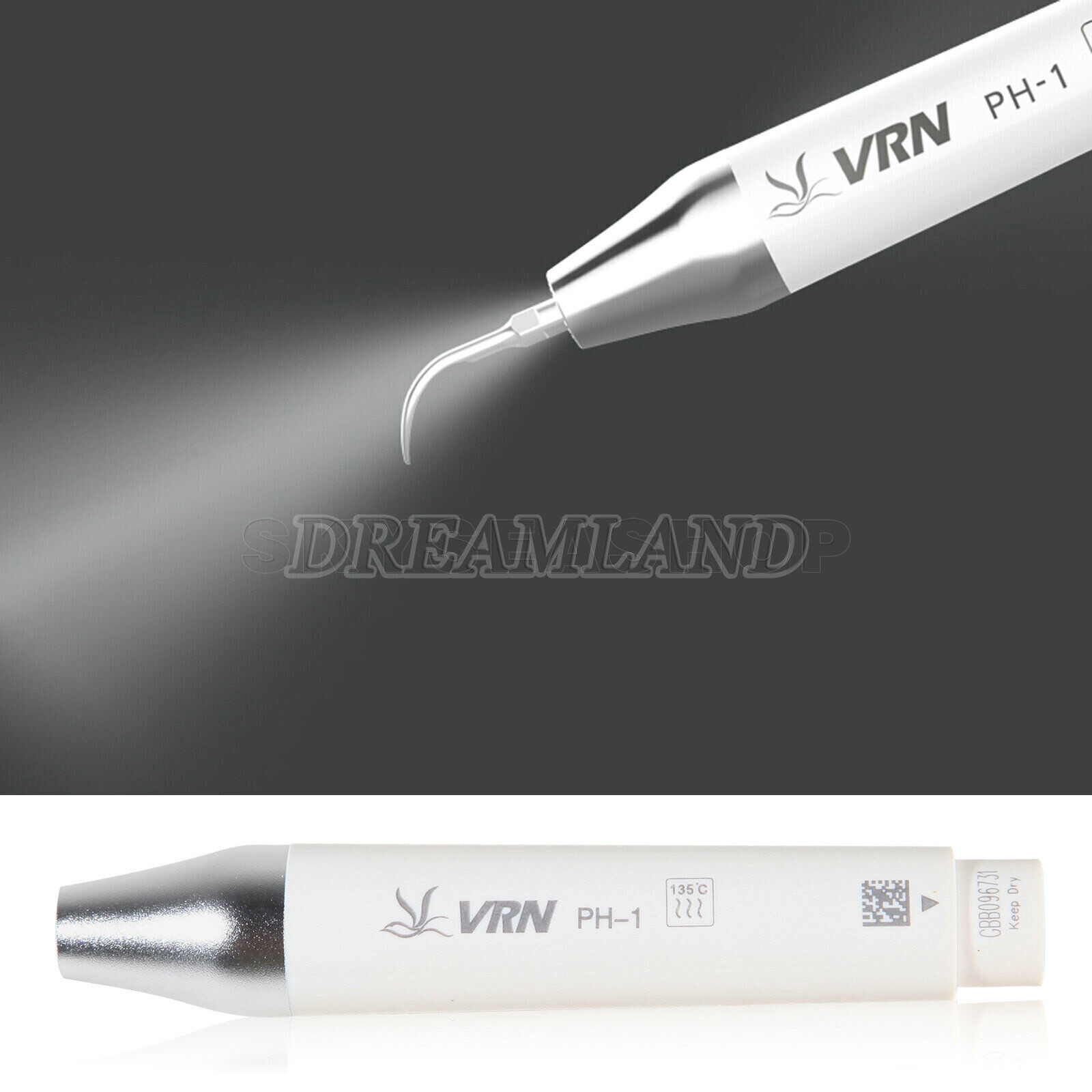 Dental Wireless Control Ultrasonic Scaler LED Handpiece /G1, G2, G4, P1, E1 Tips