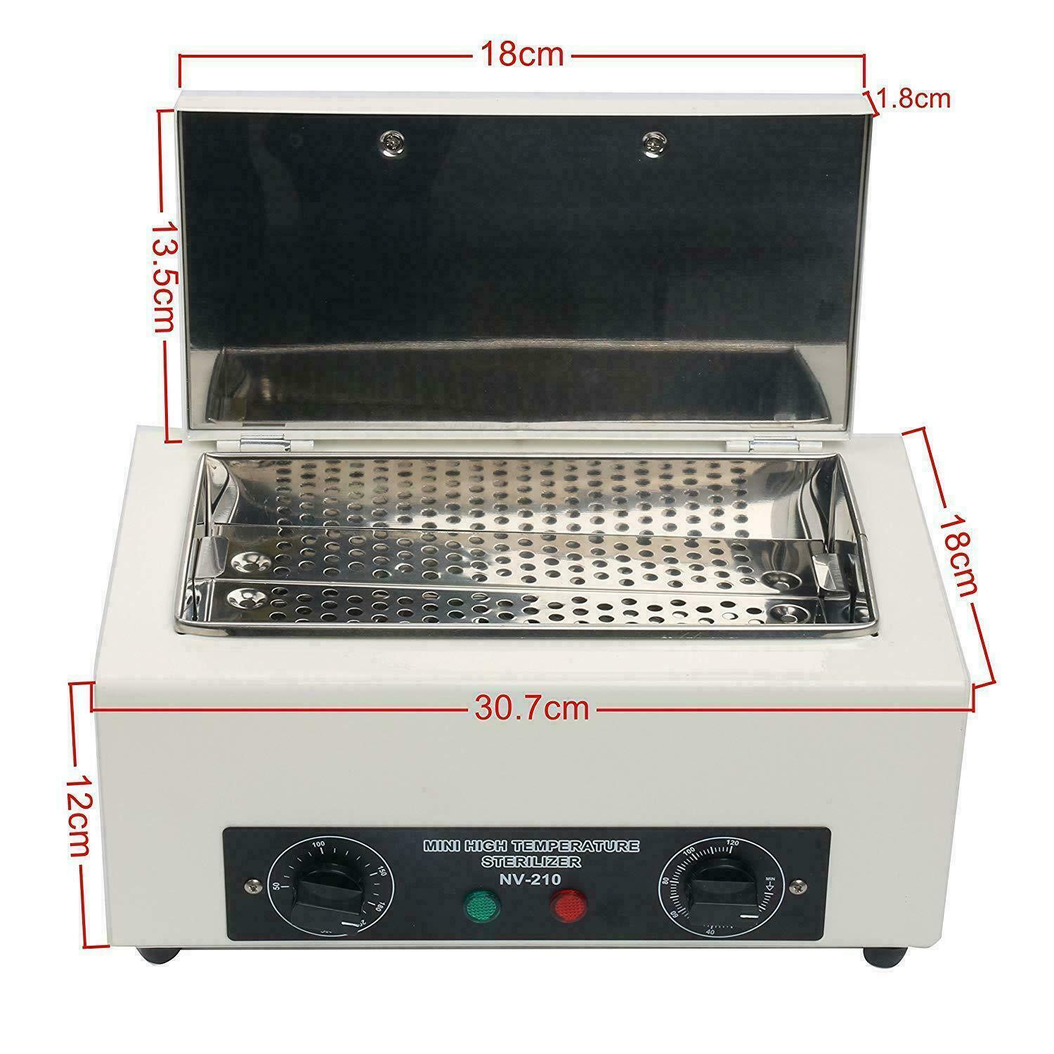 Mini High Temperature Dry Heat Sterilizer Sterilization Cabinet NV-210 US STOCK