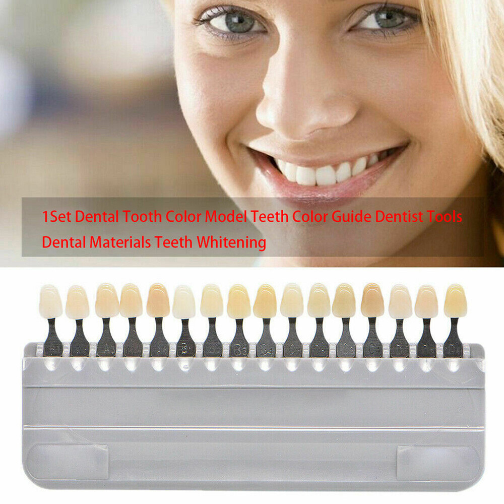 Shade Guide Teeth Dental Materials Durable New A1-D4 16 Colors