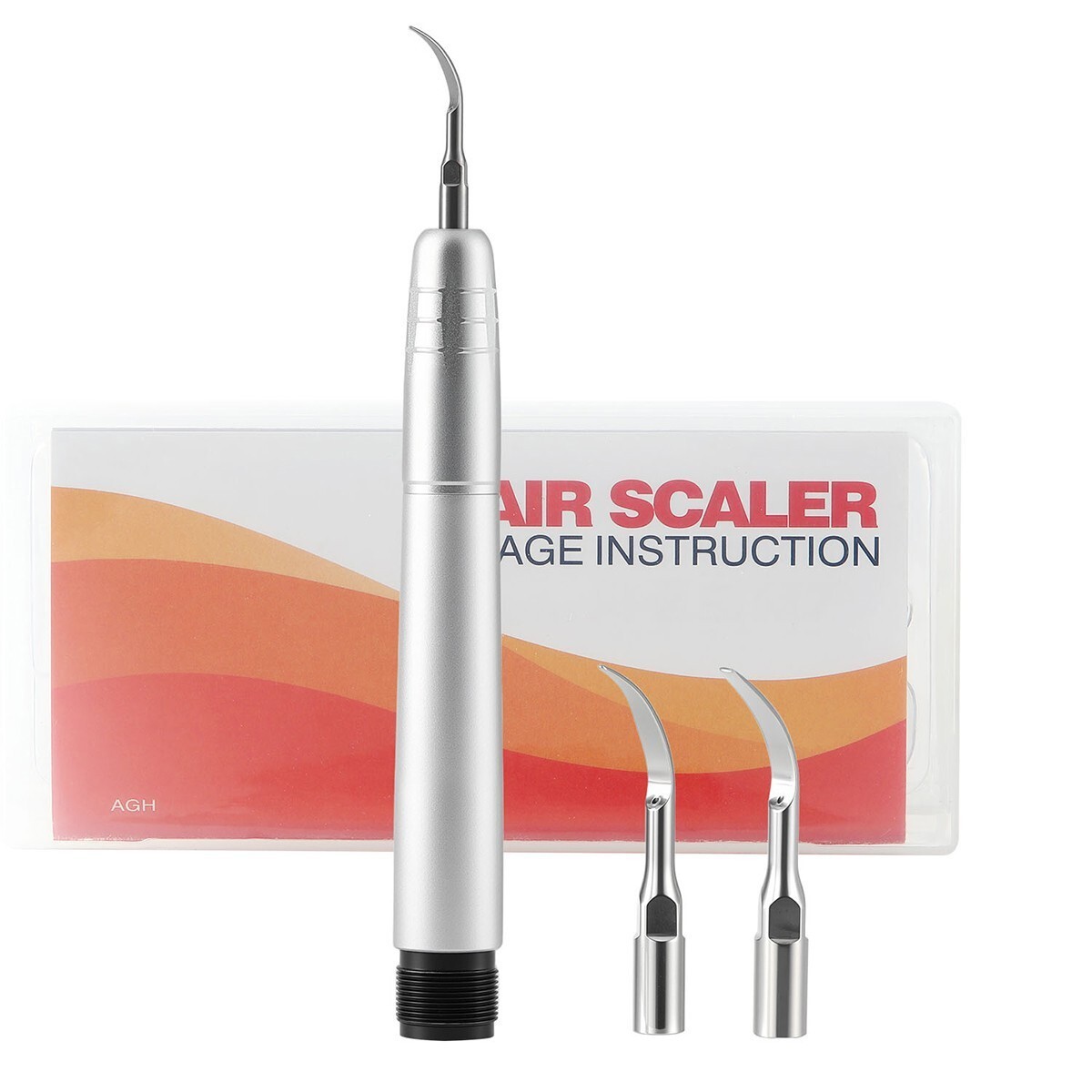 US Dental Ultrasonic Air Perio Scaler Handpiece Hygienist 2 & 4-Holes 3 Tips
