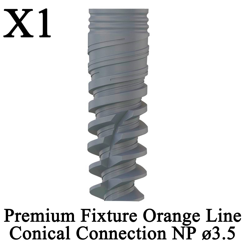 1pcs Premium Fixture Conical Connection Nobel Active Compatible NP Ø3.5