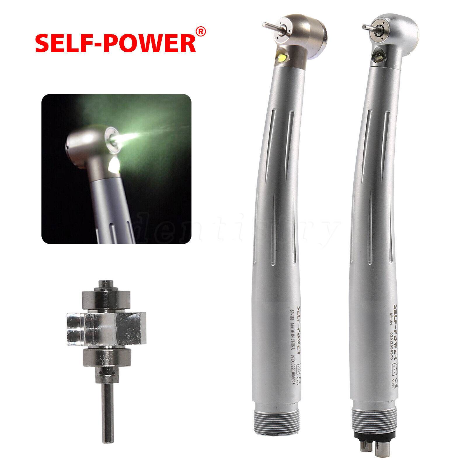 NSK Style Dental LED Fiber Optic E-generator/ High Speed Handpiece Turbine 2/4H