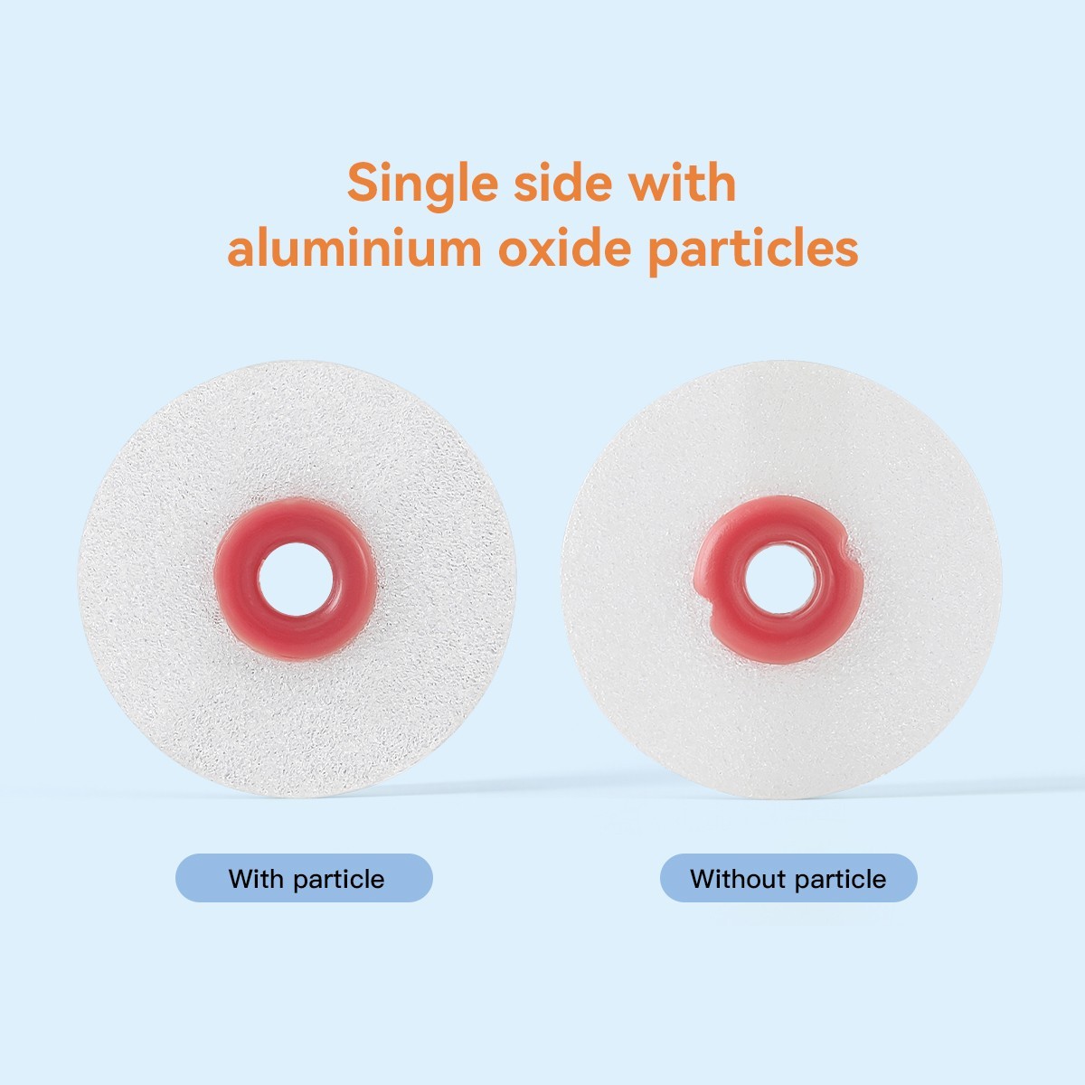AZDENT Dental Polishing Discs Coarse Medium Super Fine RA 40Pcs Polisher+Mandrel