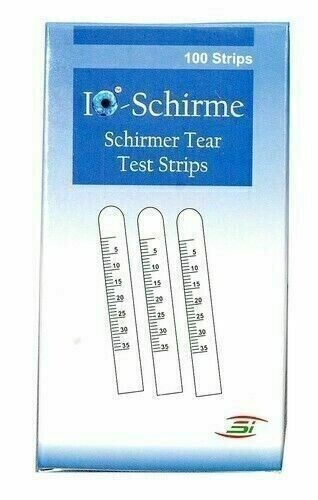 2 X Boxes of 100 Diagnostic Schirmer Tear Test Strips Ophthalmic Sterile