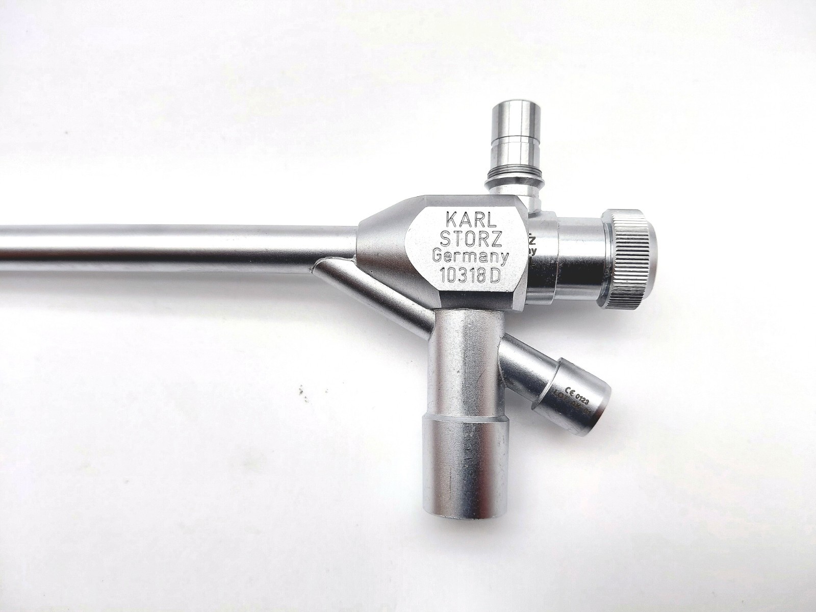 Karl Storz 10318D Bronchoscope w/10318L Light Carrier & 10315M Window Plug Set