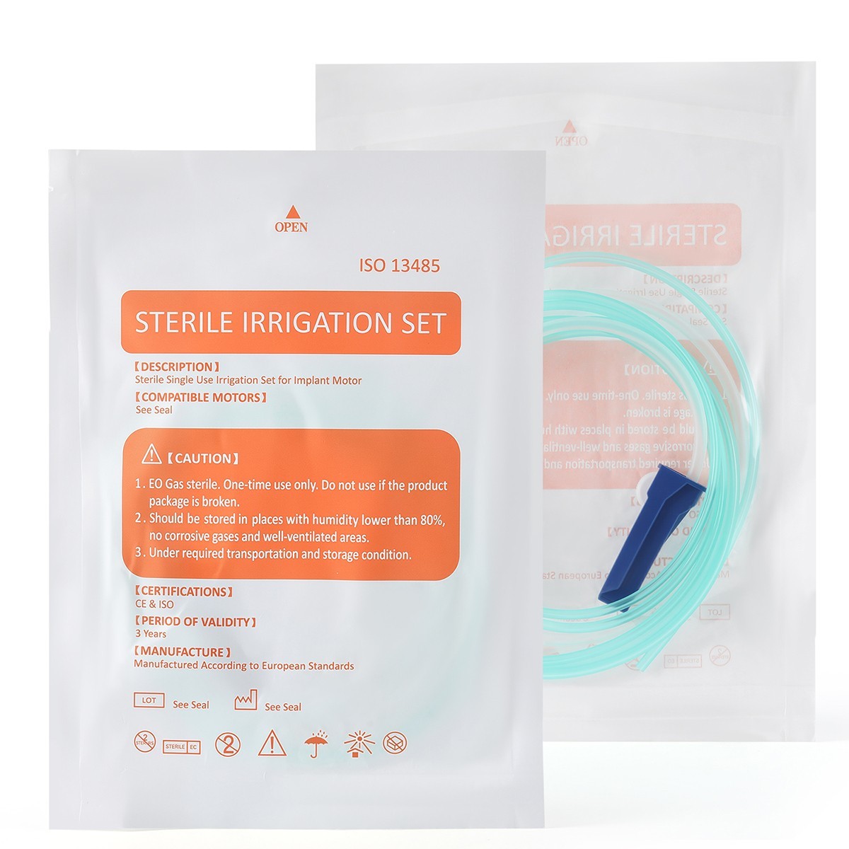 Dental Disposable Implant Sterile Irrigation Tube Set fit for W H Surgical Motor