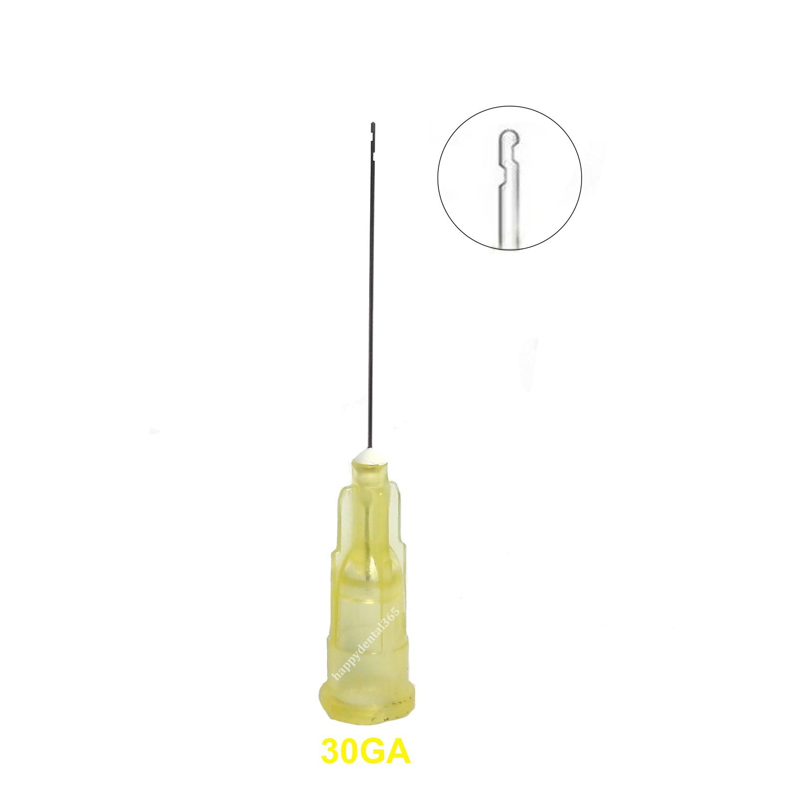 100pcs Dental Endo Irrigation Needle Disposable Syringe Tips 2 Side Holes
