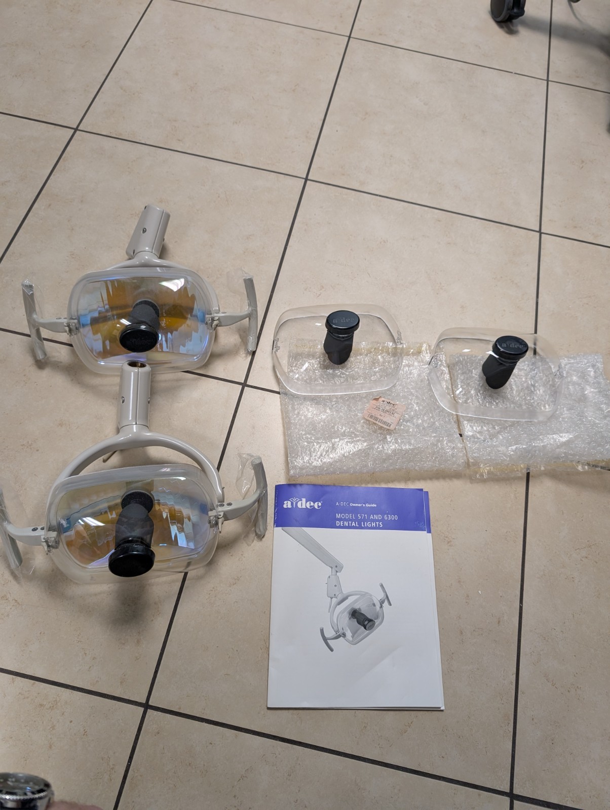 A-dec Dental lights And Extra Shields