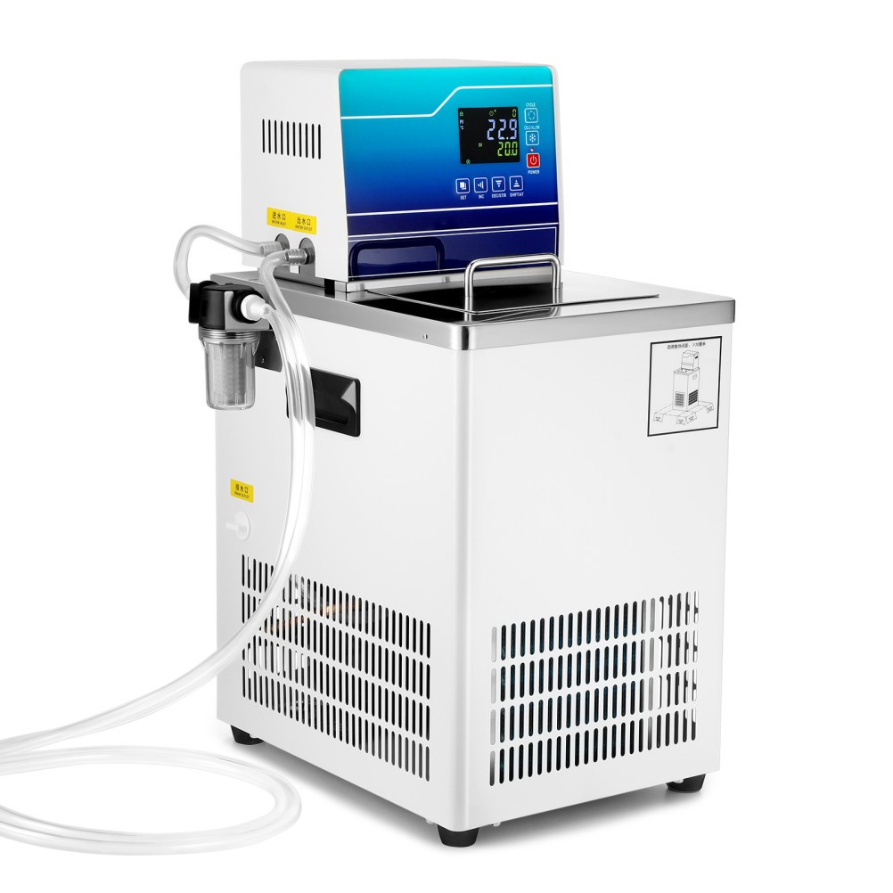 Lab Chiller Circulator 6L -20℃ 100℃ 110V Recirculating Cooling Water Bath Pump