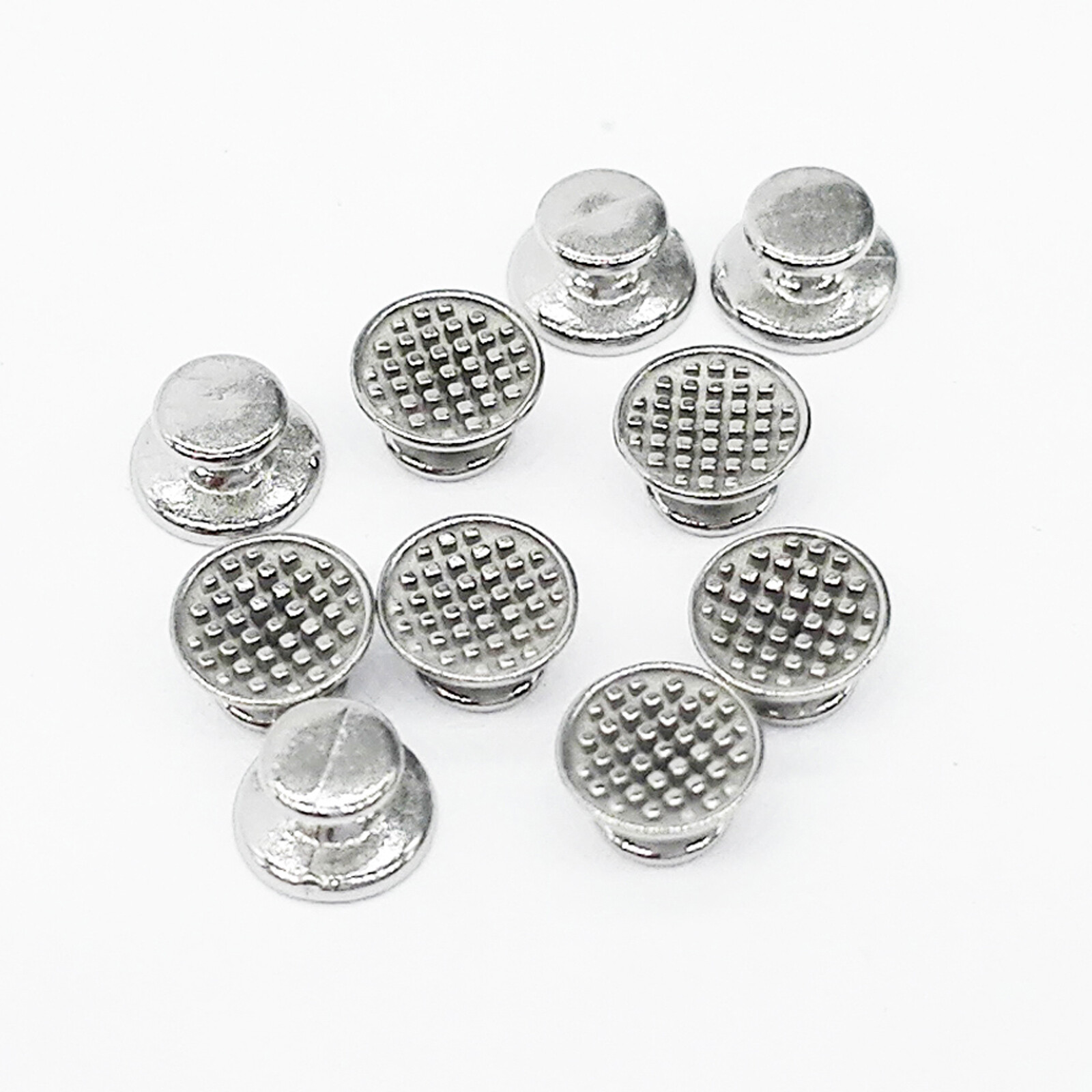 50pcs MacDent Dental Orthodontic Lingual Buttons Bondable Round Base 10pcs/pack