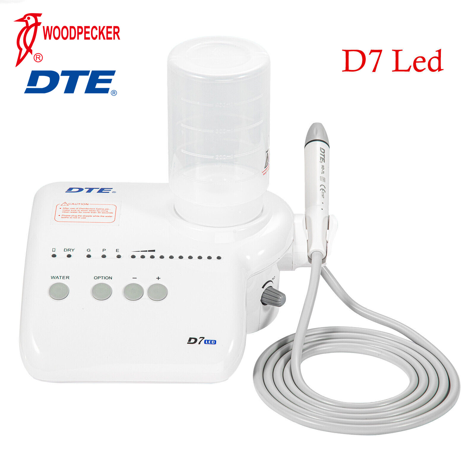Woodpecker DTE D7 UDS-E Ultrasonic Scaler Replacement Water Bottle 350ml/500ml