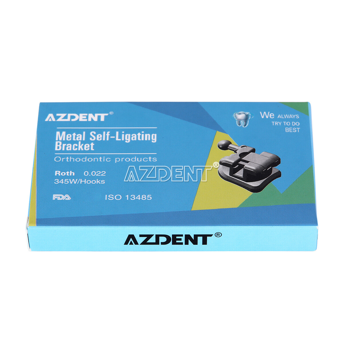 AZDENT Dental Orthodontic Brackets passive Self Ligating Buccal Tubes/Arch wire