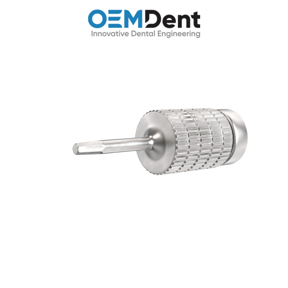 Hand Hex Driver 1.25mm For Prosthetic Fixtures CAD/CAM Dental Tool Driver