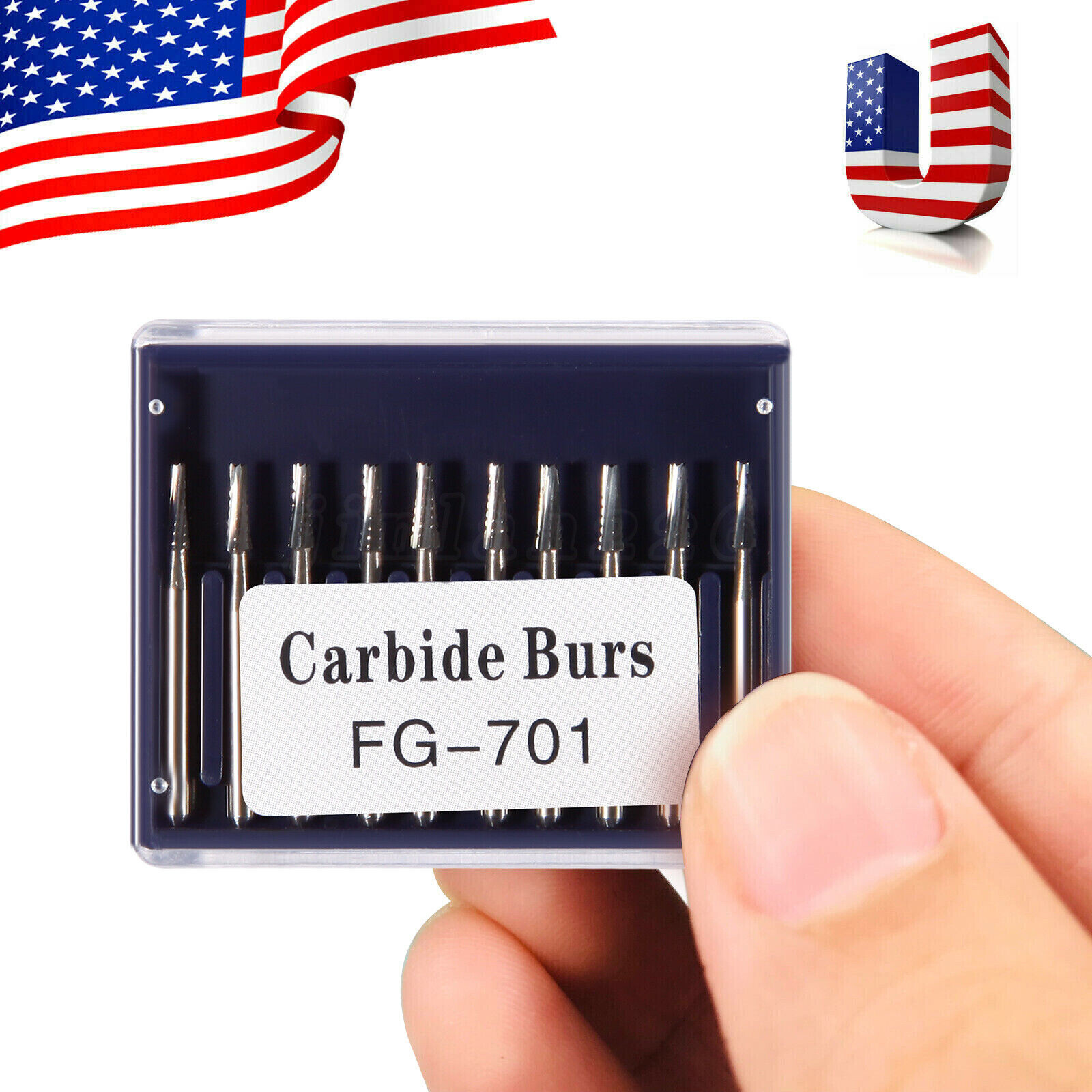 FG701 Carbide Burs FG 701 Bur #701 Friction Grip Quality 100-10PK