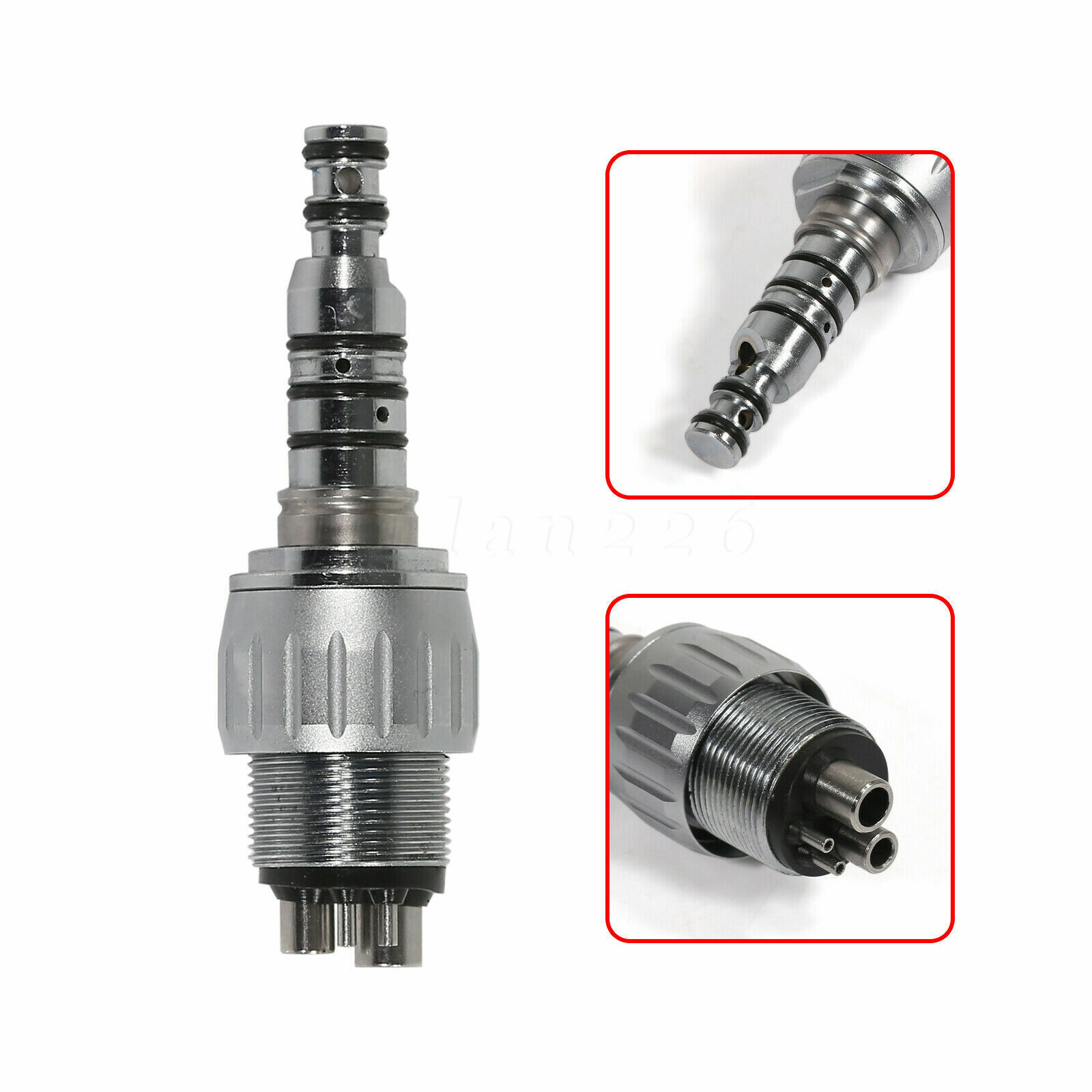 KaVo Style Dental Quick Coupling 4/6Hole Coupler For Fiber Optic LED Handpiece