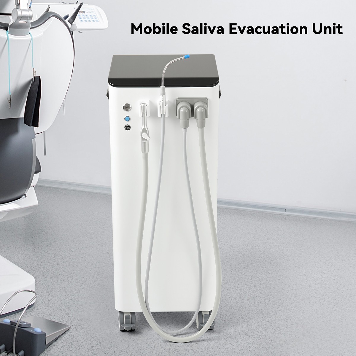 Portable Dental Suction System Mobile Vacuum Pump Machine Unit 350L/min
