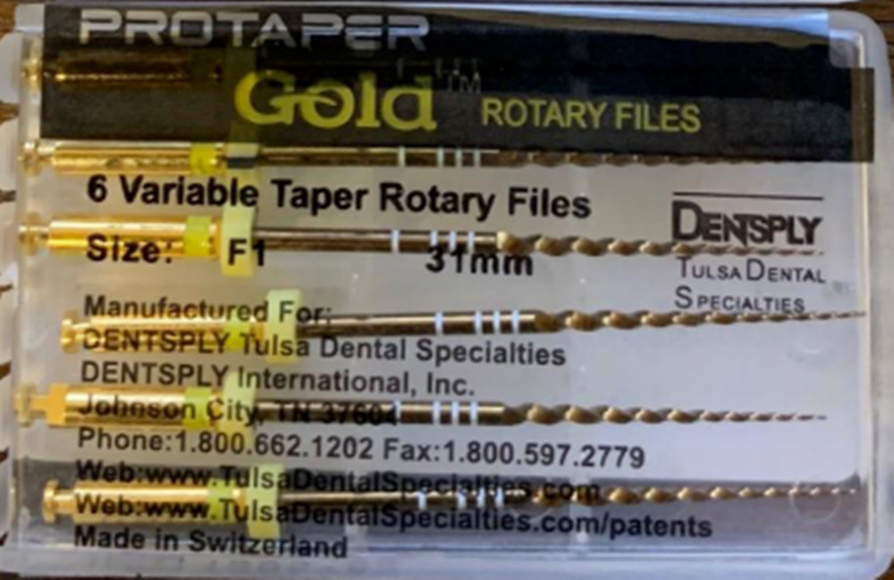 SALE! Dentsply ProTaper Gold Rotary Files F1,F2,F3,S1,S2,SX-F3 6 files packs