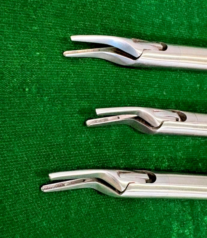 3 pcs Laparoscopic Clip Applicator LT300 Single Action 10mmx330mm Reusable