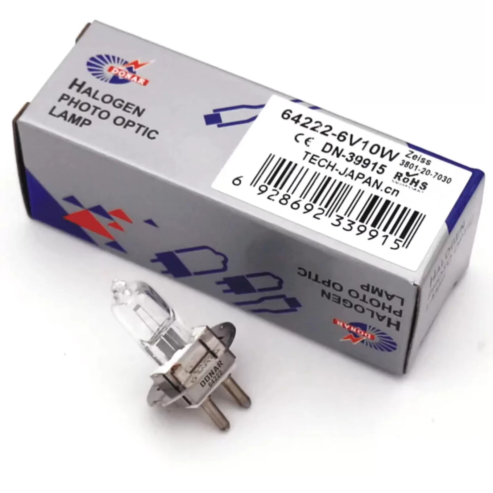 DN-39915, 64222 6V 10W halogen lamp PG22 – DONAR