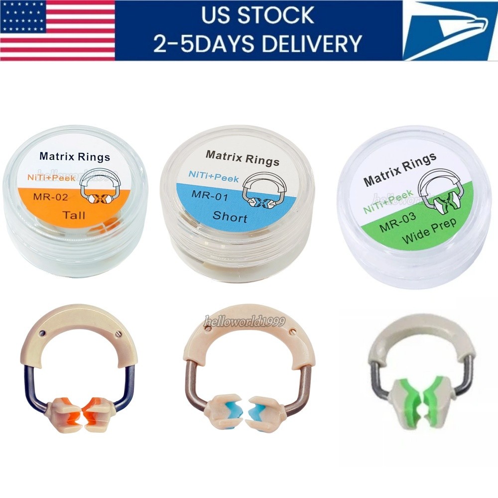Dental Matrix Bands Ring Sectional Matrice Clamp Fit Garrison Palodent System
