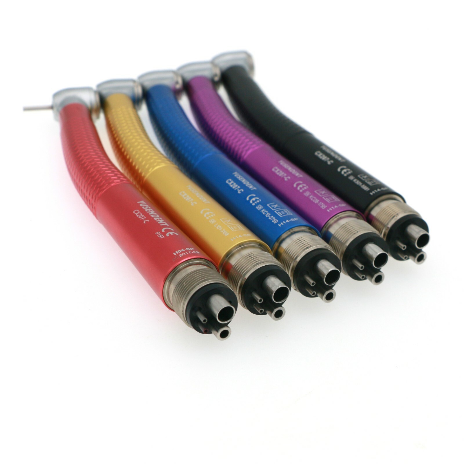 US COXO Dental High Speed 4 Hole Air Turbine Anti-retraction Colorful Handpiece