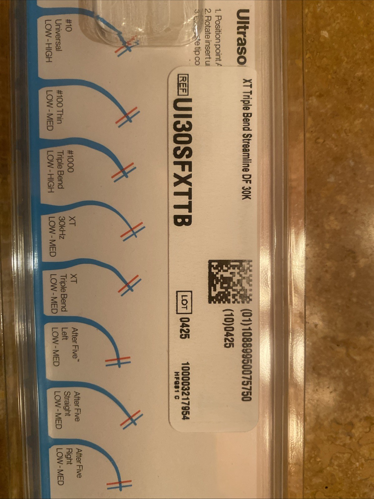 Hu-Friedy INSERT SWIVEL DIRECT FLOW ULTRASONIC INSERT UI30SFXTTB