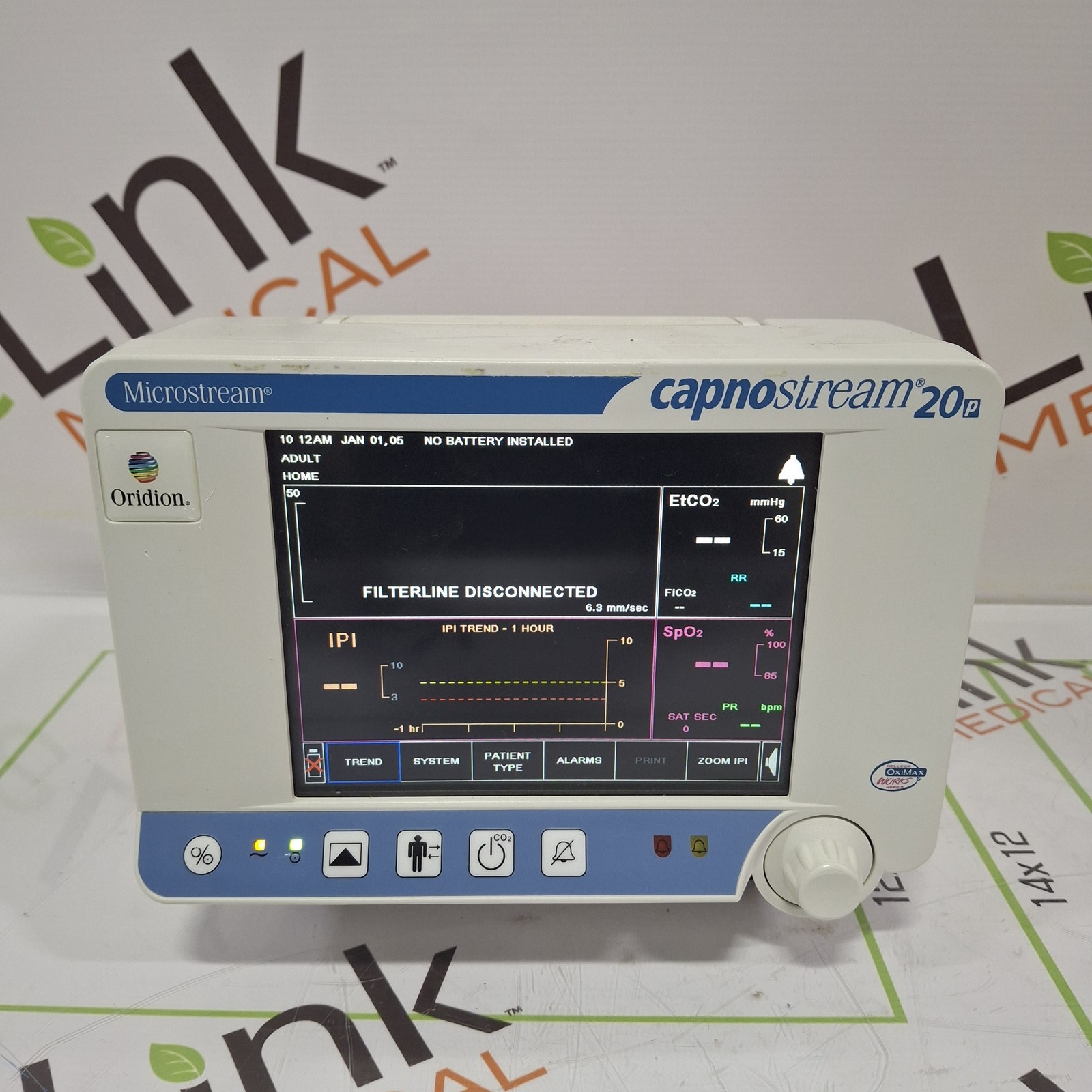 Oridion Capnostream 20P Capnography Monitor