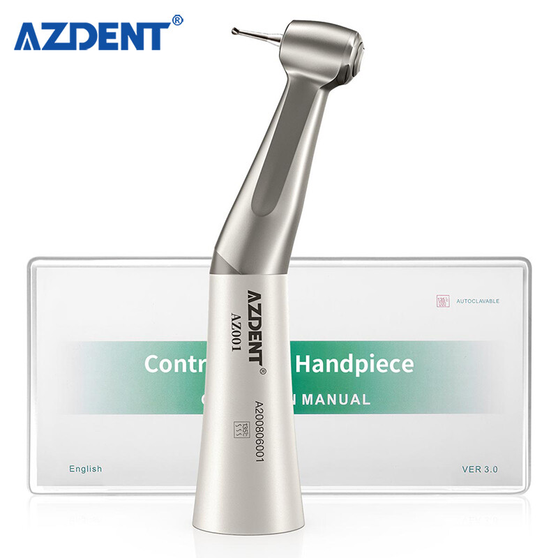Joydental 1:1 Drive Dental Slow Speed Handpiece Contra Angle Push Button Chuck