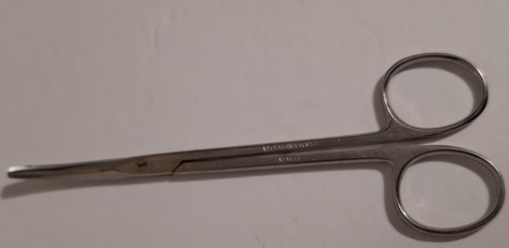 Vtg Weck Surgical Scissors 5 1/2″ Curved Stainless Steel 460881 USA Made 1972