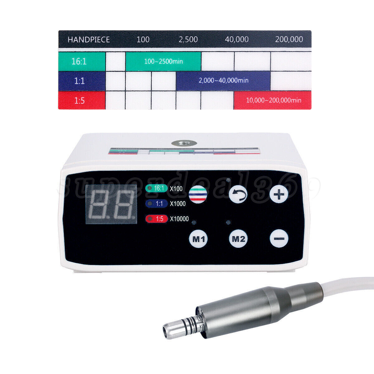 Dental LED Brushless Electric Micro Motor /1:1 Optic Contra Angle/Straight DS