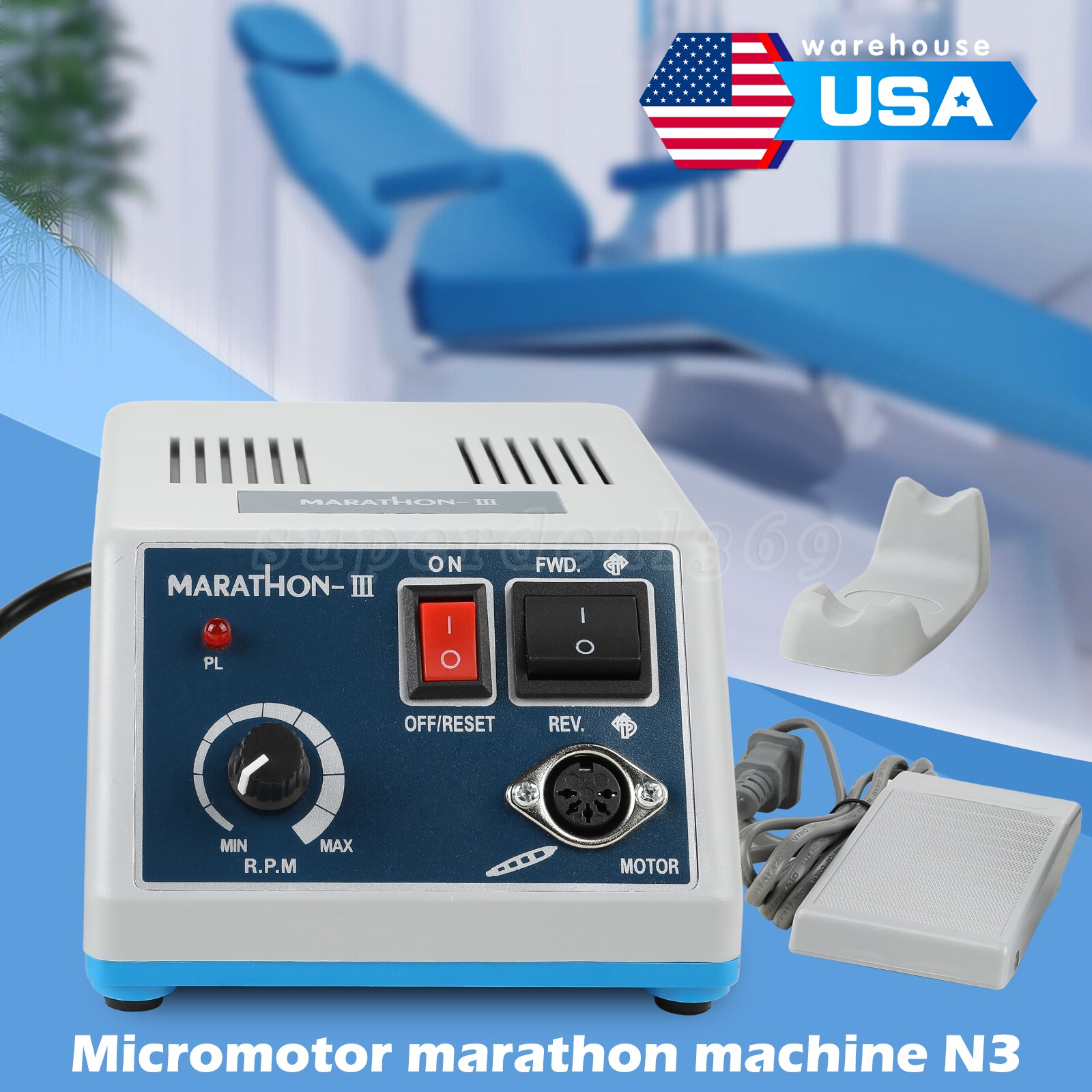 VRN Dental LED Light Ultrasonic Piezo Scaler Handpiece PH-1 For EMS WOODPECKER