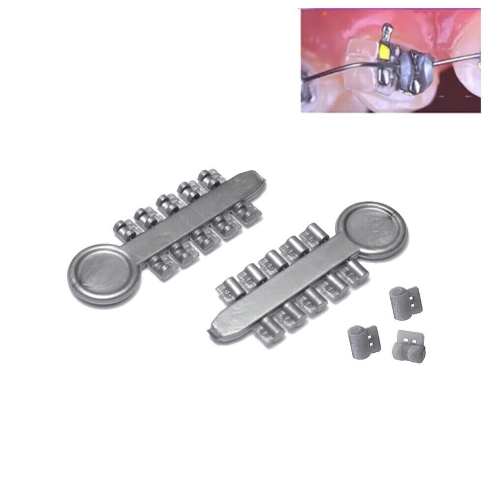 10 Sticks Dental Orthodontic Rotary Pads Rotation Wedge Elastic Ligature Rubber
