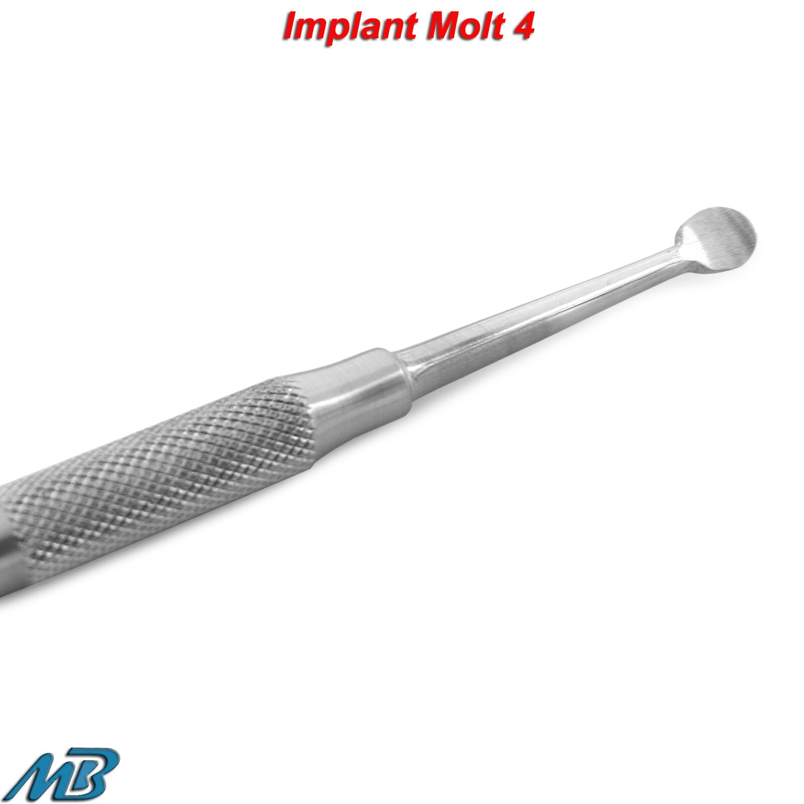 Dental Periosteal Elevator Molt #4 Bone Curette Double Ended Implant Surgical CE