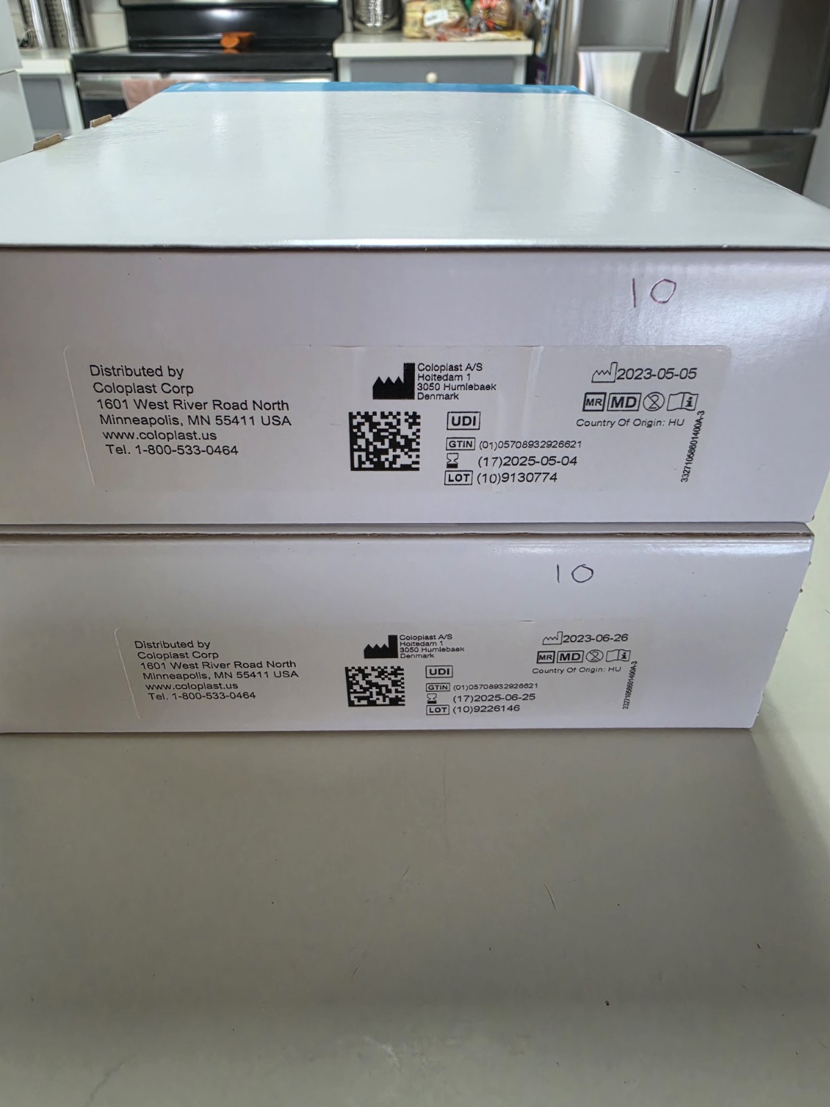Coloplast SenSura Mio 10586 1-Piece Urostomy Pouch Cut-To-Fit Flat Wafer 2 Box