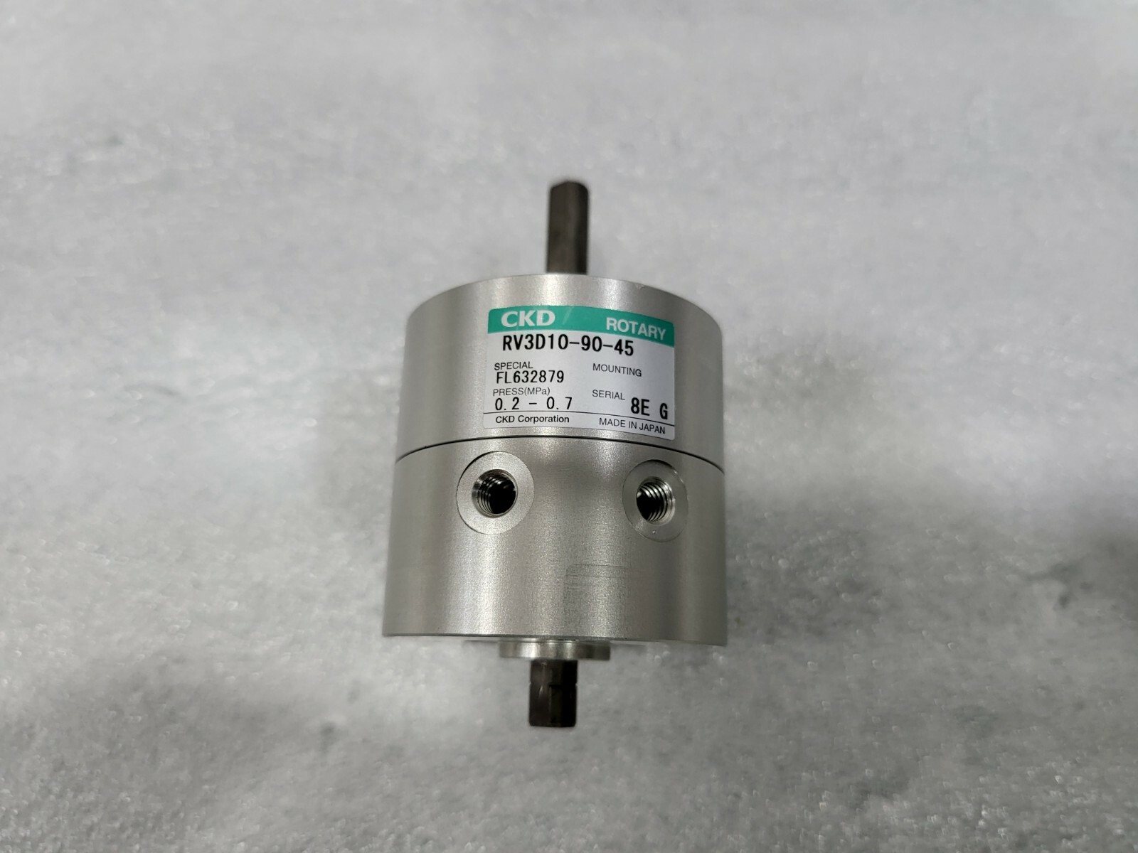 As-Is CKD ROTARY TABLE CYLINDER RV3D10-90-45