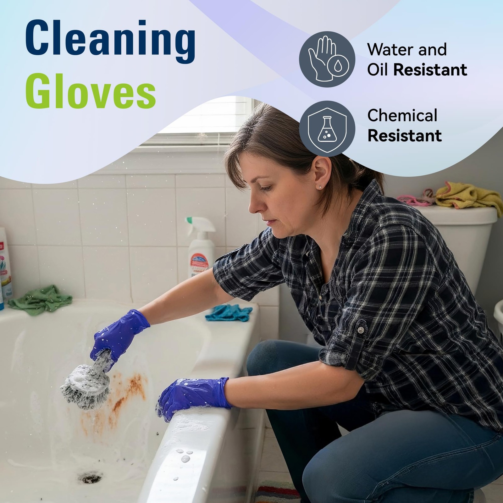 SWIFTLITE Disposable Nitrile Gloves, Food Safe, Latex-Free Powder-Free, Kitch…