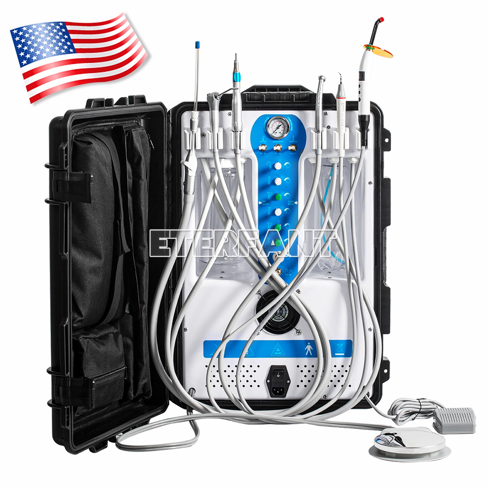 ETERFANT Dental Unit System GU-P206S/Unit Air Compressor Suction System 4H US