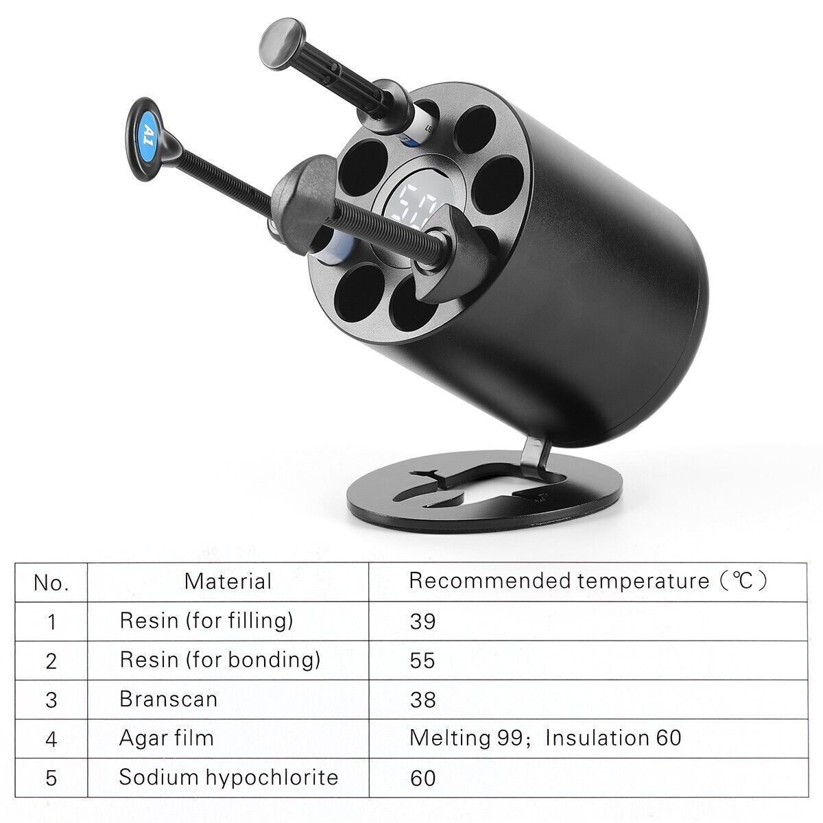 Dental Composite Resin Heater Material Soften Warmer DC Power Heating 40-70℃