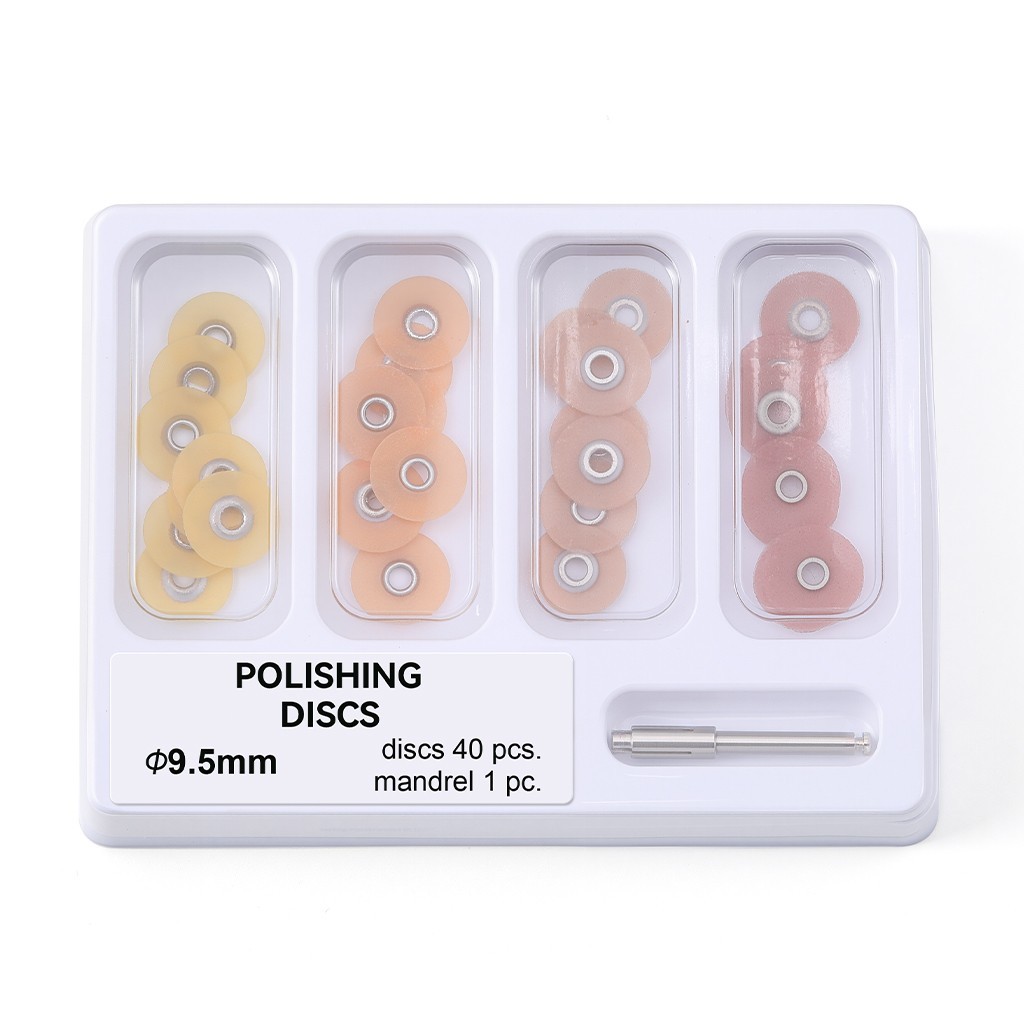 Dental finishing and polishing 40 discs+1 mandrel CA2.35mm For Handpiece