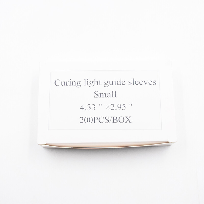 200 Pcs/Box Dental Disposable LED Curing Light Guide Tip Sleeves Sheath Cover
