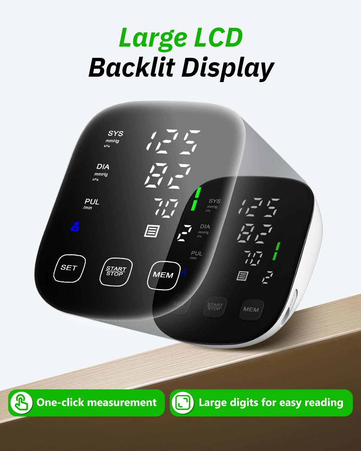 Healthtree Blood Pressure Monitor Upper Arm – Digital Bp Machine