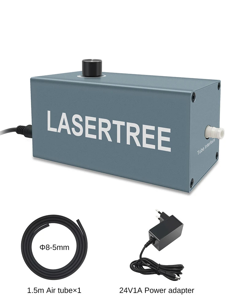LASER TREE Laser Air Assist Compressor 15L/Min Air Pump （US/EU Plug）
