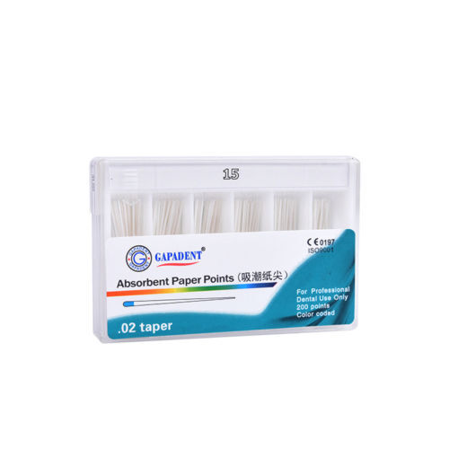 10 Packs 200 Pcs Dental Endo Root Canal Absorbent Paper Points Coded 8 Sizes