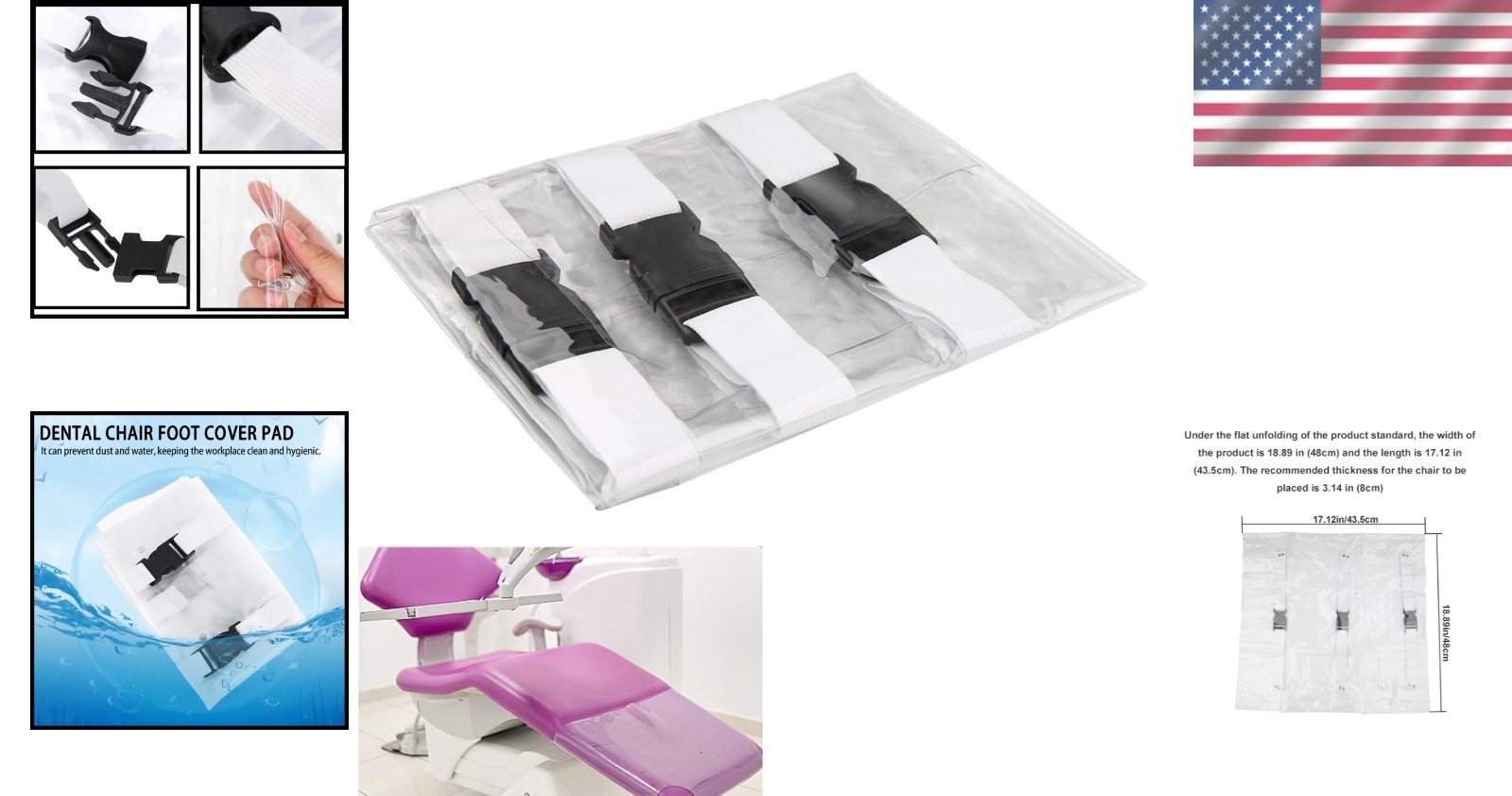 Washable Dental Chair Foot Cover – Adjustable, Durable & Elegant Design
